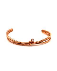 Cerruti 1881 bracelet for ladies rose gold with crystal 