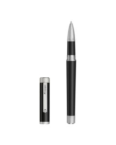 Montegrappa Zero Rollerball pen, Black Resin, Palladium 