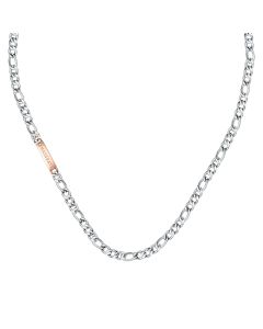 Maserati Necklace For Men Stainless Steel Silver , Rose Gold