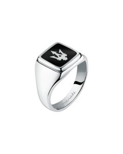 Maserati Ring For Men Stainless Steel Silver size 23