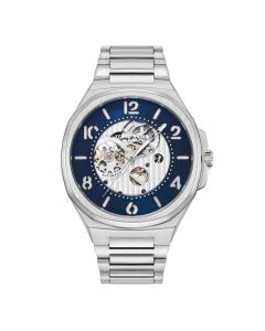 Kenneth Cole Automatic Men Watch Steel silver , Blue