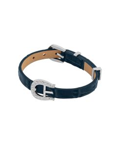 Aigner EMMA bracelet for women leather blue