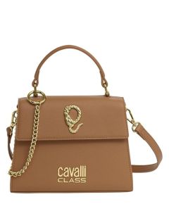 Roberto Cavalli Brown NOIRA Medium Leather handbag