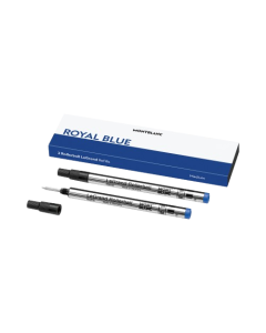 Montblanc 2 Medium Rollerball LeGrand Refills, Royal Blue
