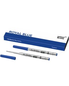 2 Ballpoint Pen refills Royal Blue 