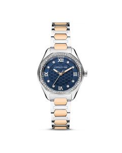 Cerruti 1881 BRETAGNA watch for women blue , Rose gold 