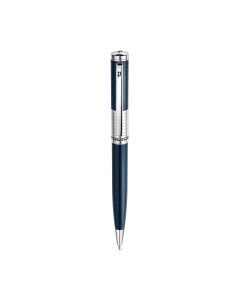 Police Ballpoint Pen – Elegant Blue & Silver Finish