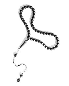 Zyan Matte Black Onyx 33 Beads - Elegant & Spiritual