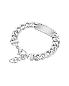 Police Revenge bracelet for men stainless steel silver 