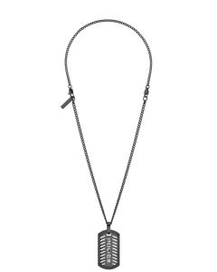 Police LATTITUDE men necklace stainless steel black