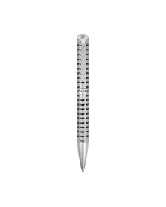 Police FUTURA ballpoint pen stainless steel silver , Black
