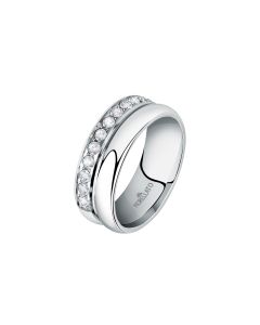 Morellato Bagliori Ring For Women Silver With Crystal size 14