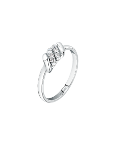 Morellato TORCHON ring for women silver size 16
