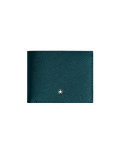 Montblanc Sartorial Wallet 6cc Cyprus blue