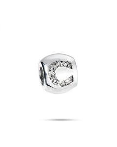 Morellato Drops WHITE CRYSTAL Charms - Silver SCZK1