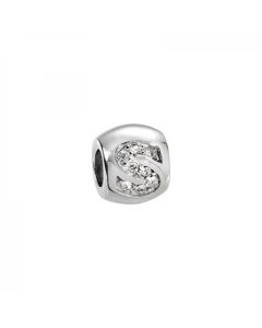 Morellato Drops S WHITE CRYSTAL Charms For Women Silver