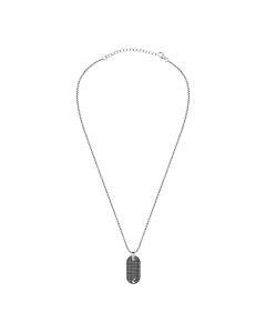 Sector Basic Necklace For Men Stainless Steel , Silver