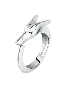 Trussardi T-HERITAGE ladies ring stainless steel silver size 12