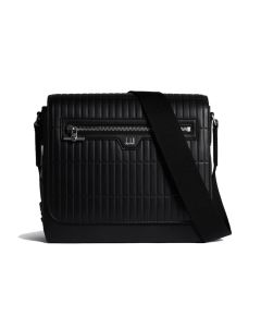 Dunhill Rollagas Small Flap Messenger , Black 