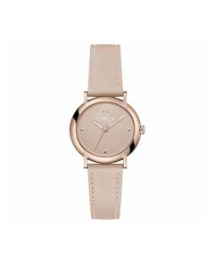 Furla Nude Watch For Women Pink Leather 