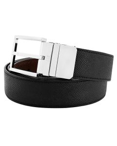Dunhill Leather belt - Black/Brown leather size 35MM