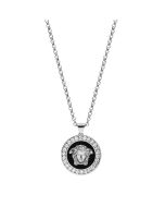 Versace Medusa Pendant -White Gold With Diamond 
