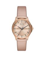 Armani Exchange Analog Rose Gold Dial Women Watch