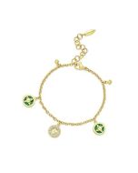 Police FLUCKYSTAR ladies bracelet steel gold with crystal