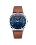 Kenneth Cole New York Watch For Men Blue , Brown 