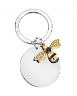 Morellato lucky key ring for women steel silver , Gold