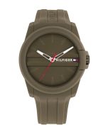 Tommy Hilfiger Austin Mens Quartz watch silicon green 