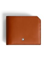 Montblanc Selection Soft Wallet 6 Cards - Camel Brown Leather 