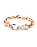 Aigner logo ladies small bracelet rose gold 