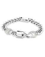 Aigner logo ladies medium bracelet silver 