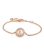 Aigner logo ladies bracelet rose gold 