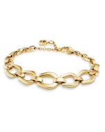 Aigner double ladies bracelet steel gold