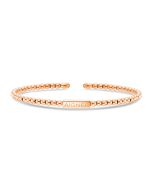 Aigner Novelty Bangle For Women Stainless Steel Rose Gold 