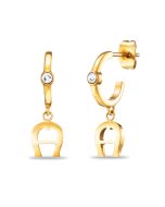 Aigner Women's Earrings – Stainless Steel Gold With Crystals