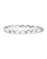 Aigner ladies bangle stainless steel silver - crystal  