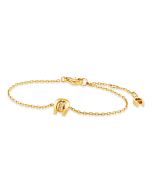 Aigner Women's Bracelet Steel Gold - Crystal With Charm