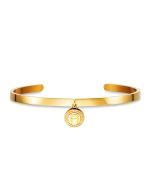 Aigner A .Logo ladies bangle stainless steel gold