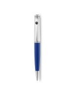 Aigner ballpoint pen for gent steel blue with silver