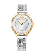 Aigner Velletri women watch steel gold with silver 