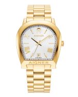 Aigner ROVIGO men watch stainless steel gold with white