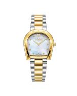 Aigner RAVENNA DUE ladies watch steel silver , Gold