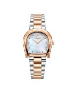 Aigner RAVENNA DUE ladies watch steel silver , Rose gold 
