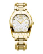Aigner VERONA DUE men watch stainless steel gold