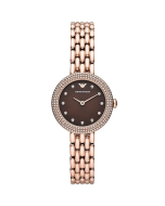 Two-Hand Rose Gold-Tone Stainless Steel Watch