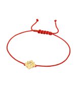 Aigner SERAFINA bracelet for women gold , Red leather 