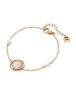Aigner ENEA ladies bracelet steel rose gold with crystal